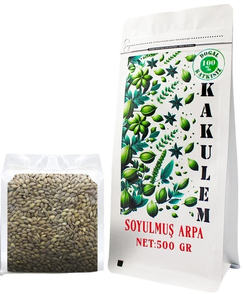 KAKULEM SERTİFİKALI Köy Usulü Kabuksuz Soyulmuş Arpa 500 GR ürün görseli 1