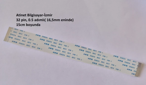 Awm 20624 80c 60v Vw-1 Flex Kablo 32 pin 32-0.5-15A ürün görseli 1