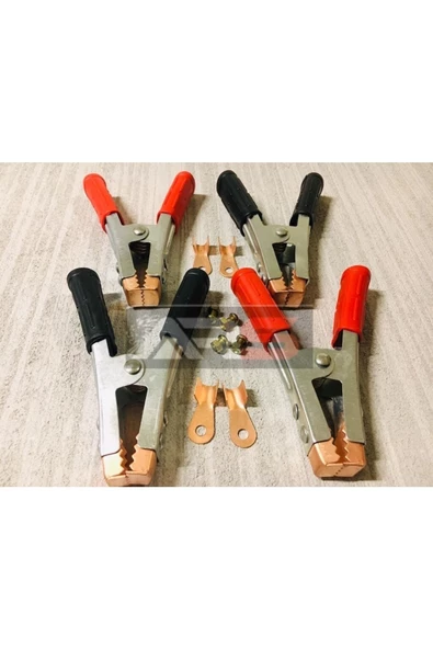 ARSVİSİON AUTO ACCESSORIES Akü Takviye Kablo Maşası 1.kalite 4 Lü Set ürün görseli 1