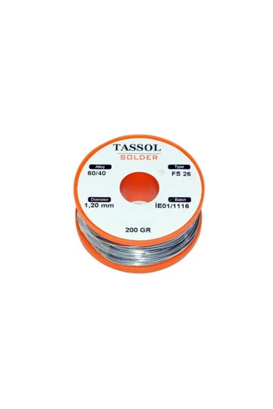 ARSVİSİON AUTO ACCESSORIES Lehim 1.2 Mm 200 Gram 40/60 Lehim200gr ürün görseli 1