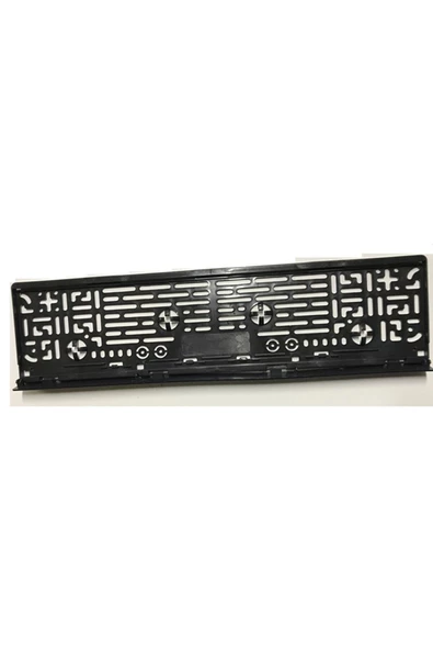 ARSVİSİON AUTO ACCESSORIES Siyah Plakalık Esnek Plastik Dikdörtgen Yazısız Çerçevesi ürün görseli 1