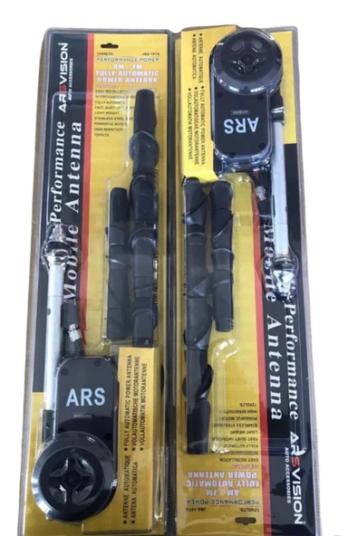 ARSVİSİON AUTO ACCESSORIES Otomatik Oto Anten 12 Aparatlı 12 Volt Su Geçirmez Araba Radyo Anten ürün görseli 1