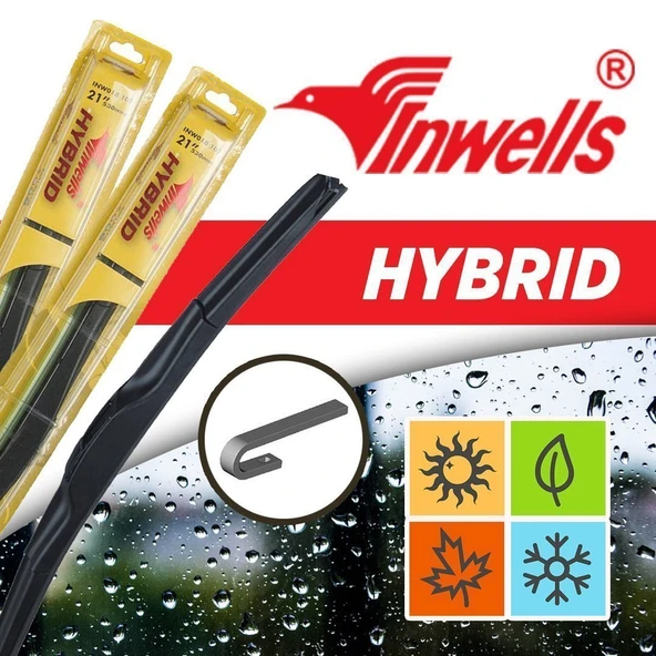 Inwells Toyota Corolla Silecek Takımı (2007-2019) Inwells Hybrid ürün görseli 1