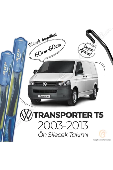 Rbw Volkswagen Transporter T5 Silecek Takımı (2003-2013) Hibrit ürün görseli 1