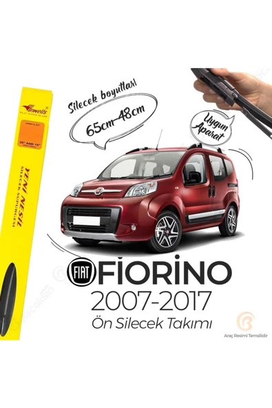 Inwells Fiat Fiorino Muz Silecek Takımı (2008-2017) ürün görseli 1