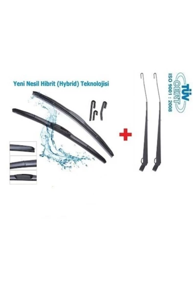 Inwells Tofaş Silecek Doğan Şahin Kollu Hybrid Slx Muz Silecek Takımı ürün görseli 1