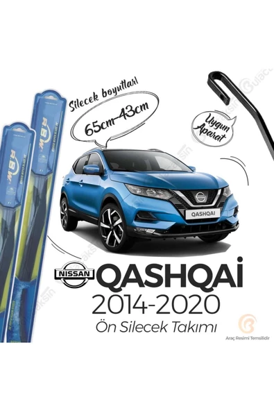 Rbw Nissan Qashqai Ön Silecek Takımı (2014-2020) Hibrit ürün görseli 1