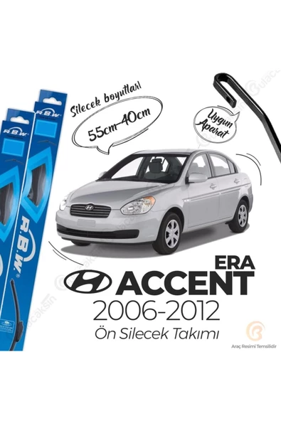 Rbw Hyundai Accent Era Muz Silecek Takımı (2006-2012) ürün görseli 1