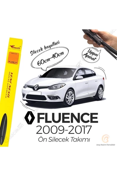 Inwells Renault Fluence Muz Silecek Takımı (2010-2018) ürün görseli 1