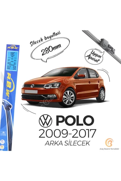 Rbw Volkswagen Polo Arka Silecek (2009-2017) ürün görseli 1