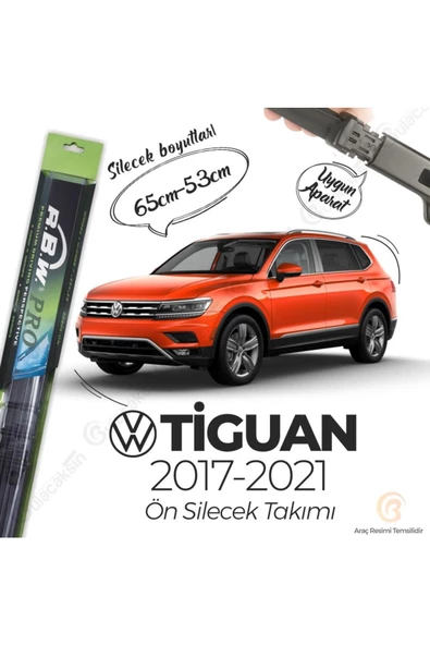 Rbw Volkswagen Tiguan Muz Silecek Takımı (2016-2021) Pro ürün görseli 1