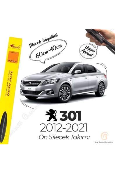 Inwells Peugeot 301 Muz Silecek Takımı (2012-2021) ürün görseli 1