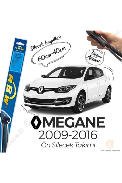 Rbw Renault Megane 3 Muz Silecek Takımı (2009-2015) ürün görseli 1