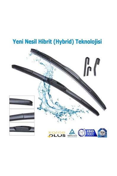 KalitePlus Toyota Corolla Hybrid Silecek Takımı (2013-2016) ürün görseli 1