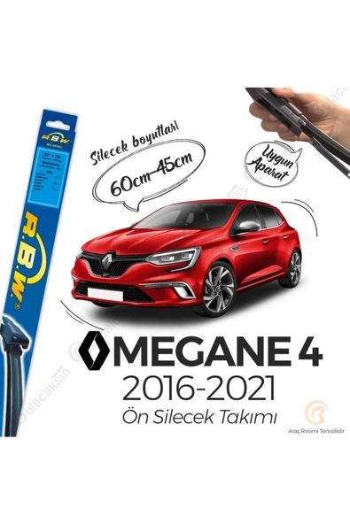 Rbw Renault Megane 4 Muz Silecek Takımı (2016-2020) ürün görseli 1