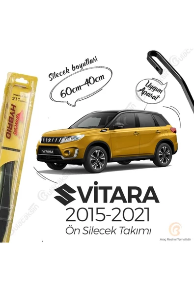 Inwells Suzuki Vitara Silecek Takımı (2015-2018) Hibrit ürün görseli 1