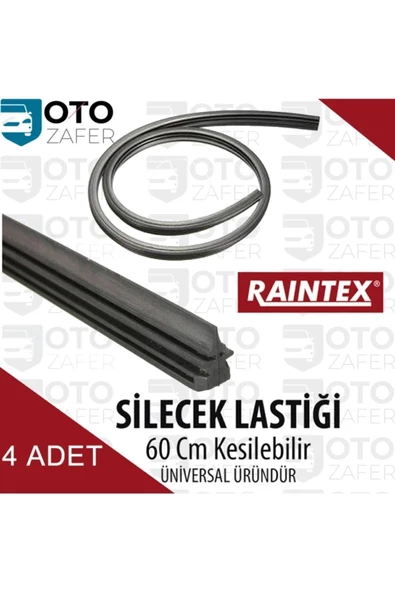 RAINTEX Silecek Lastiği 60 Cm Kesilebilir 4 Adet Muz Ve Telli Silecekler Için ürün görseli 1