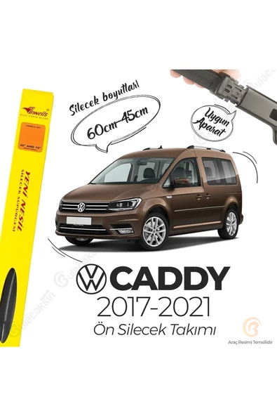 Inwells Volkswagen Caddy Muz Silecek Takımı (2017-2021) ürün görseli 1