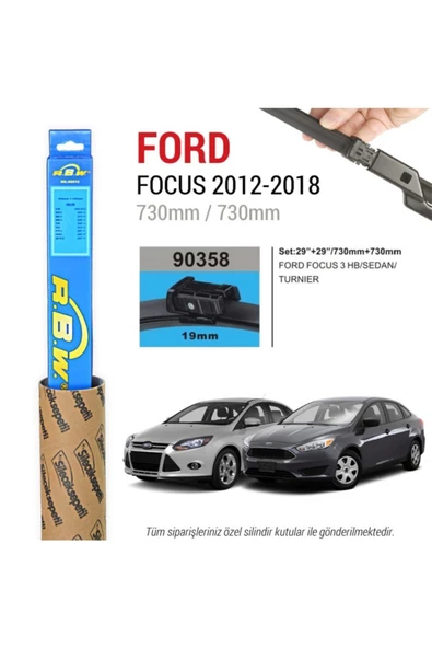 Rbw Focus 3 Muz Silecek Takımı (2012-2018) ürün görseli 1