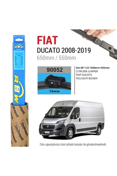 Rbw Fiat Ducato Muz Silecek Takımı (2008-2019) ürün görseli 1