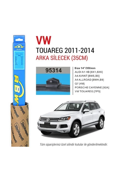 Rbw Volkswagen Touareg Arka Silecek (2011-2014) ürün görseli 1