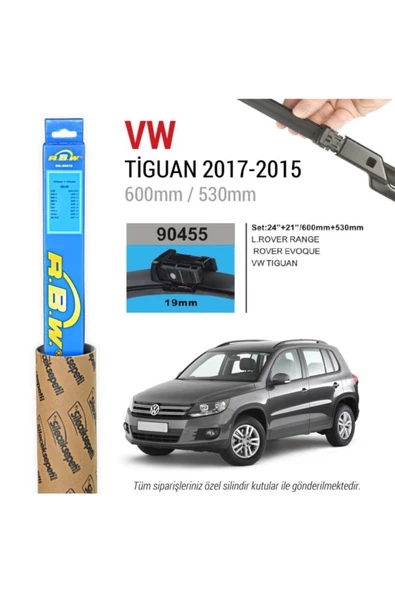 Rbw Volkswagen Tiguan Muz Silecek Takımı (2007-2015) ürün görseli 1