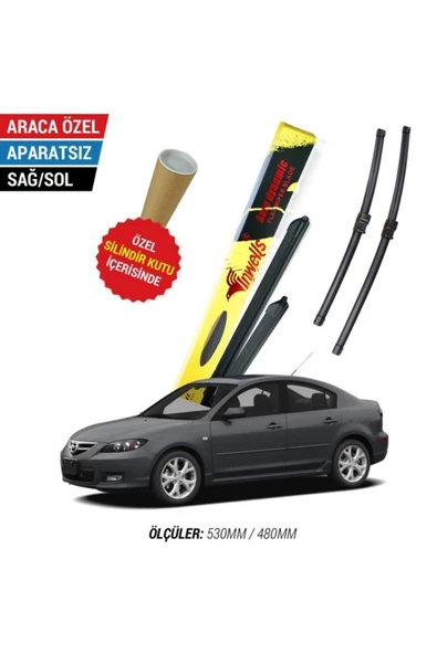 Inwells Mazda 3 Sedan Inwells Muz Silecek Takımı (2004-2008) ürün görseli 1