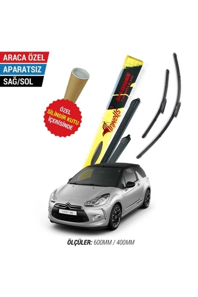 Inwells Citroen Ds3 Inwells Muz Silecek Takımı (2010-2014) ürün görseli 1