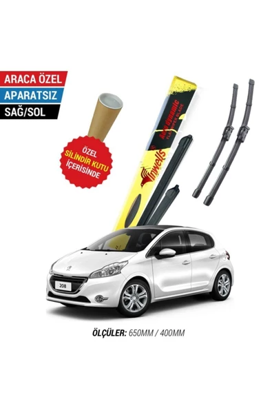 Inwells Peugeot 208 Inwells Muz Silecek Takımı (2012-2020) ürün görseli 1