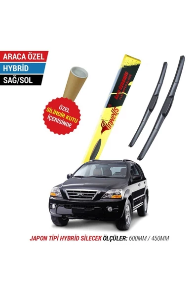 Inwells Kia Sorento Inwells Hybrid Silecek Takımı (2002-2009) ürün görseli 1