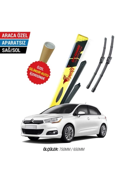 Inwells Citroen C4 Inwells Muz Silecek Takımı (2012-2017) ürün görseli 1