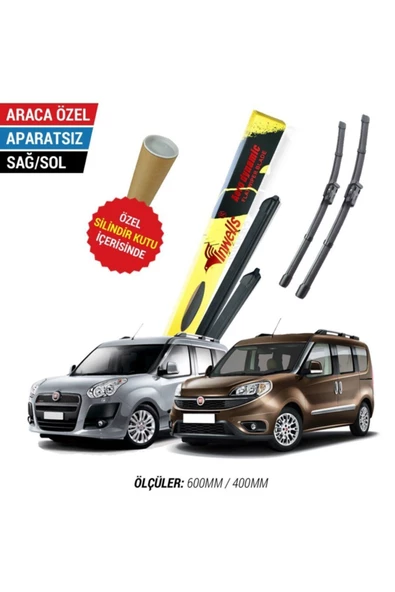 Inwells Fiat Doblo Inwells Muz Silecek Takımı (2011-2020) ürün görseli 1