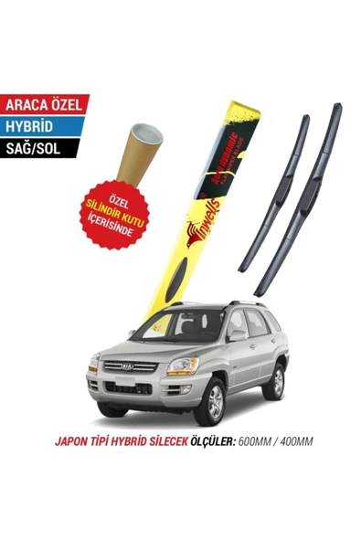 Inwells Kia Sportage Inwells Hybrid Silecek (2004-2010) ürün görseli 1