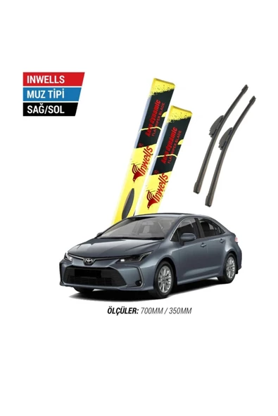 Inwells Toyota Corolla İnwells Muz Silecek (2019-2023 Yeni kasa corolla ) 700-350mm ürün görseli 1