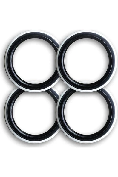 ARSVİSİON AUTO ACCESSORIES Lüks Siyah Beyaz Lastik Yanağı Yanak 13 Jant ürün görseli 1