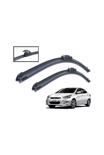 ARSVİSİON AUTO ACCESSORIES Hyundai Accent Blue Silecek Takımı Hybırd (2011-2015) ürün görseli 1