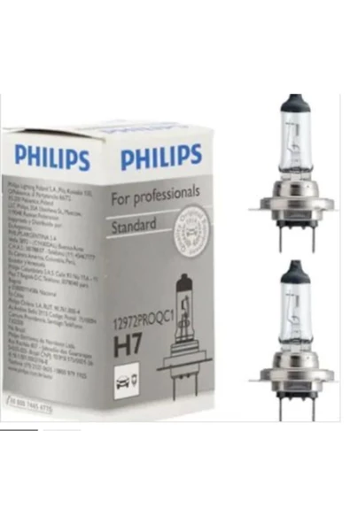 Philips 2 Adet H7 12v 55w Standart Ampul Phılıps ürün görseli 1