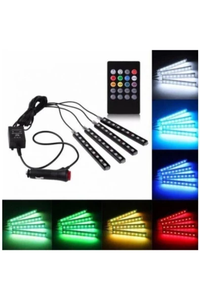 BTM OTOMOTİV Ayak Altı Led Sese Duyarlı Kumandalı ürün görseli 1