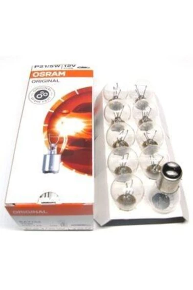 Osram 12v 1016 P21/5w Stop Ampulü Çift Duylu 10 Adet Orjinal 7528 ürün görseli 1