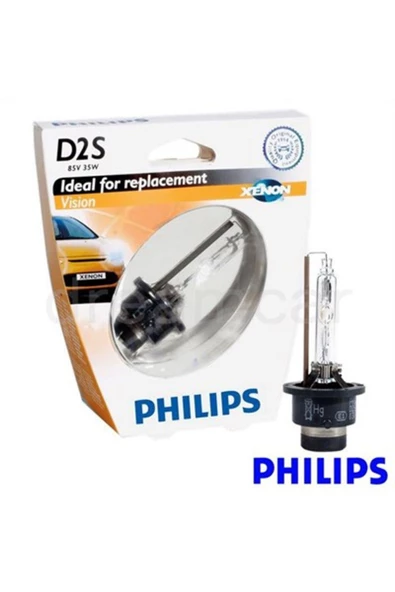 Philips D2s Vision 85v 35w 4600k Ampul Made In Germany ürün görseli 1