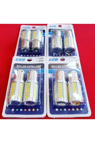 etiketgüleroto Minibüs Geri Vites Lambası Ledli Mercekli 12w ürün görseli 1