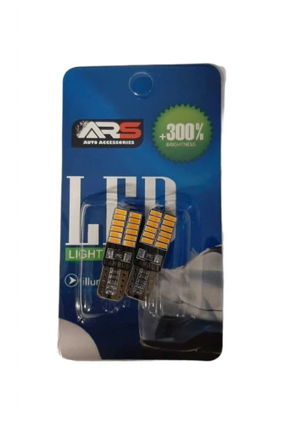 Ars 24 Led T10 Turuncu Ampul Canbus Güçlü Işık ürün görseli 1