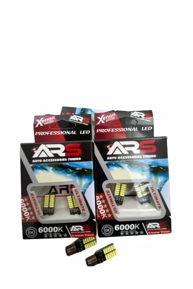 ARSVİSİON T10 Led Dipsiz W5w Canbus 24 Ledli Beyaz Park-plaka Ampul 2 Adet ürün görseli 1