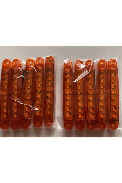 FTE 9 Ledli Sarı Parmak Led (10'LU PAKET) ürün görseli 1
