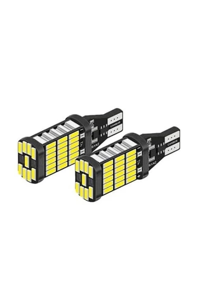 MDN T15 Park Ampul 45 Led Geri Vites Plaka Ampul Güçlü Beyaz Işık ürün görseli 1