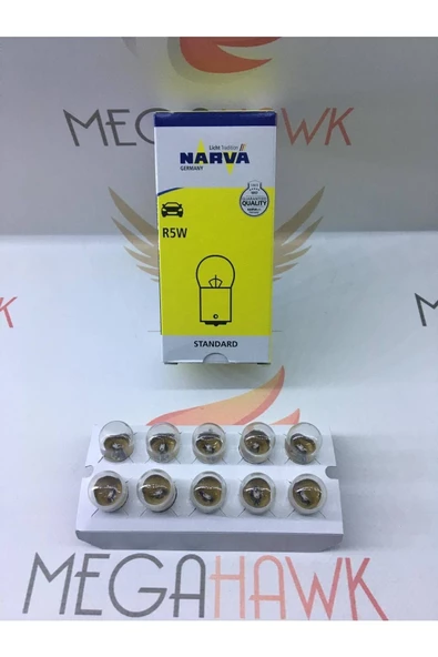 Narva 17171 67 R5w Ampul 12v - 10 Adet ürün görseli 1