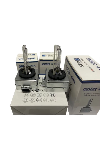 ARSVİSİON AUTO ACCESSORIES D1s 6000k Xenon Ampul Beyaz %50 Fazla Işık Oplas Super Vision ürün görseli 1