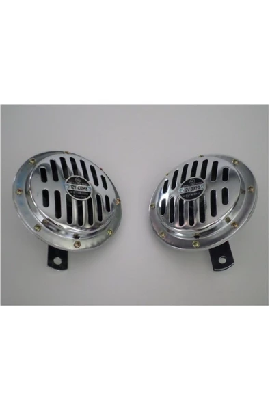 Carub Korna 12v Süper Ton 13cm Set Krom Uyumlu ürün görseli 1