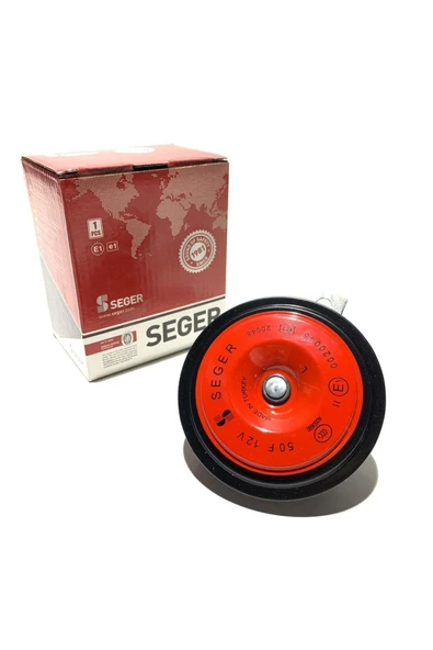 Seger Kalın Ses Didit Tekli Korna Küçük Kafa 12v 335hz 105-118db ürün görseli 1