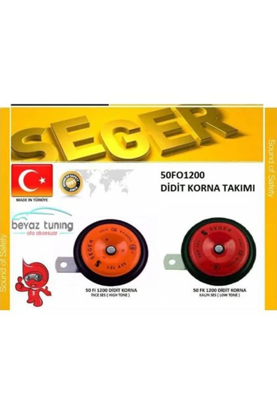 Universal Seger Didit Korna Seti 12 Volt Ince-kalın ürün görseli 1